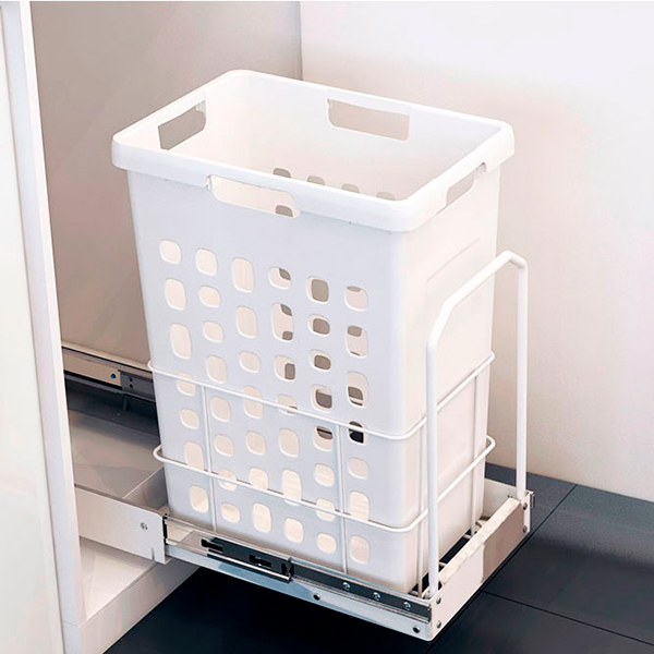 Panier à linge 35L coulissant pour caisson de 12'' - Renov ta maison